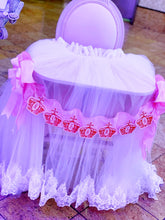 Royal Baby Highchair Garland Rental